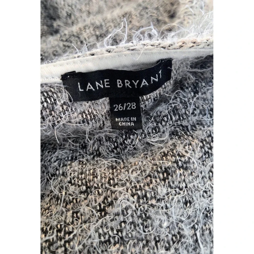 Lane Bryant Pastel‎ Marled Eyelash Open Cardigan Duster Women's Plus Size 26/28